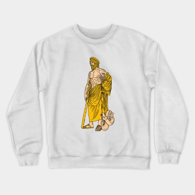 Roman Guy Statue Crewneck Sweatshirt by Javio